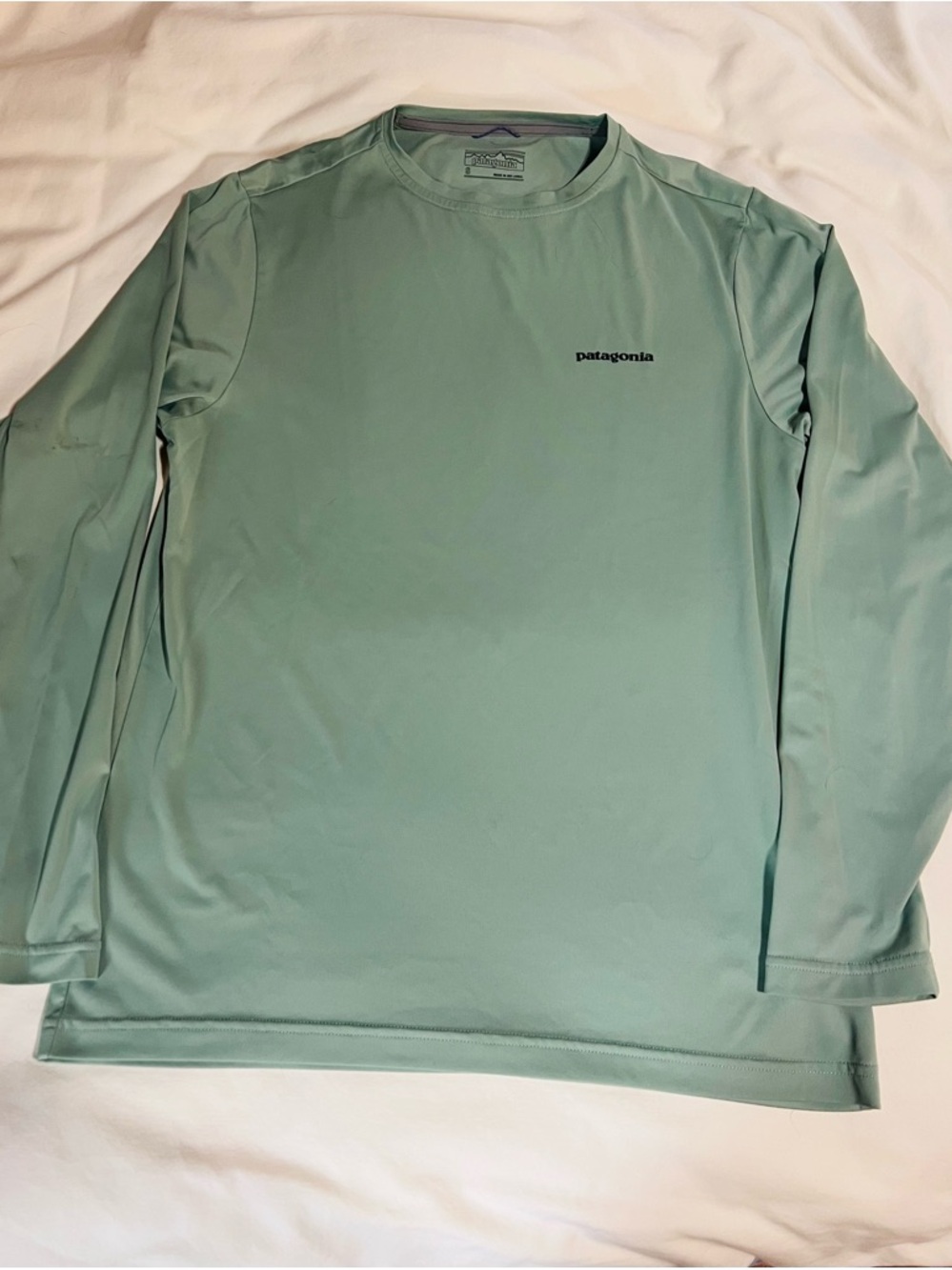 Patagonia Cool Daily Long Sleeve Tee - Celadon; Men’s Small